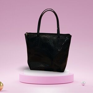 Kate Spade black polka dot tote bag